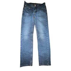 Levi's 511 Size 28X29 Medium Wash Distressed Slim Fit Jeans